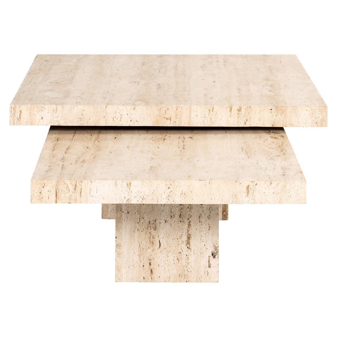 Coffee table La Cantera beige (Set of 2)
