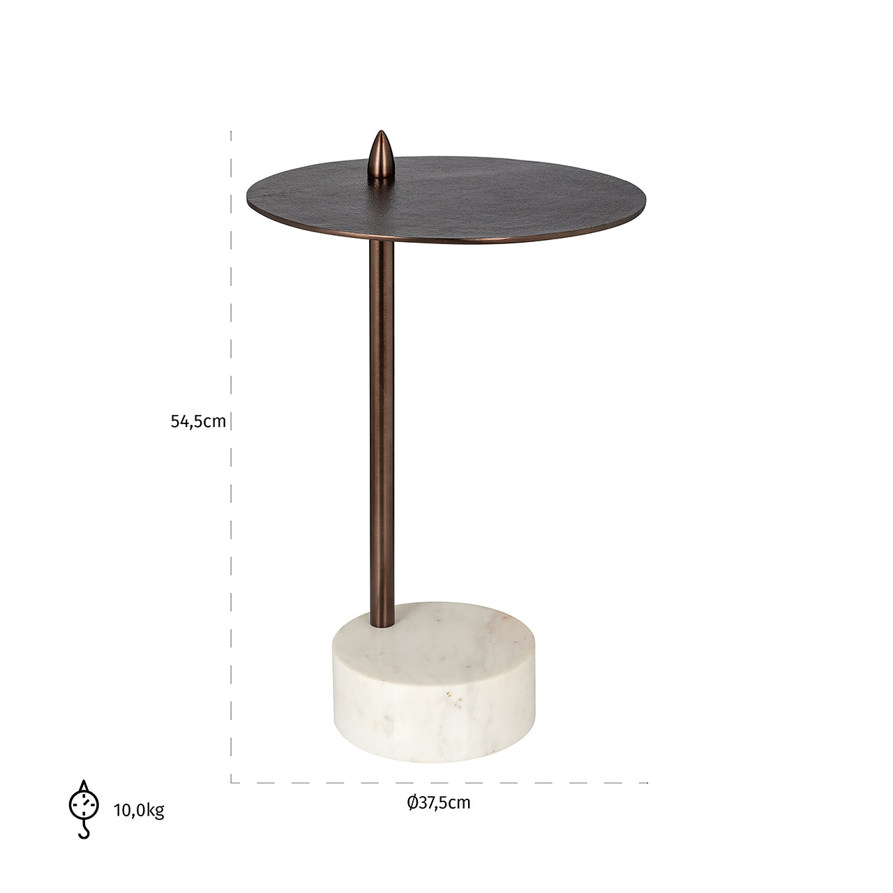 End table Barron (Bronze)