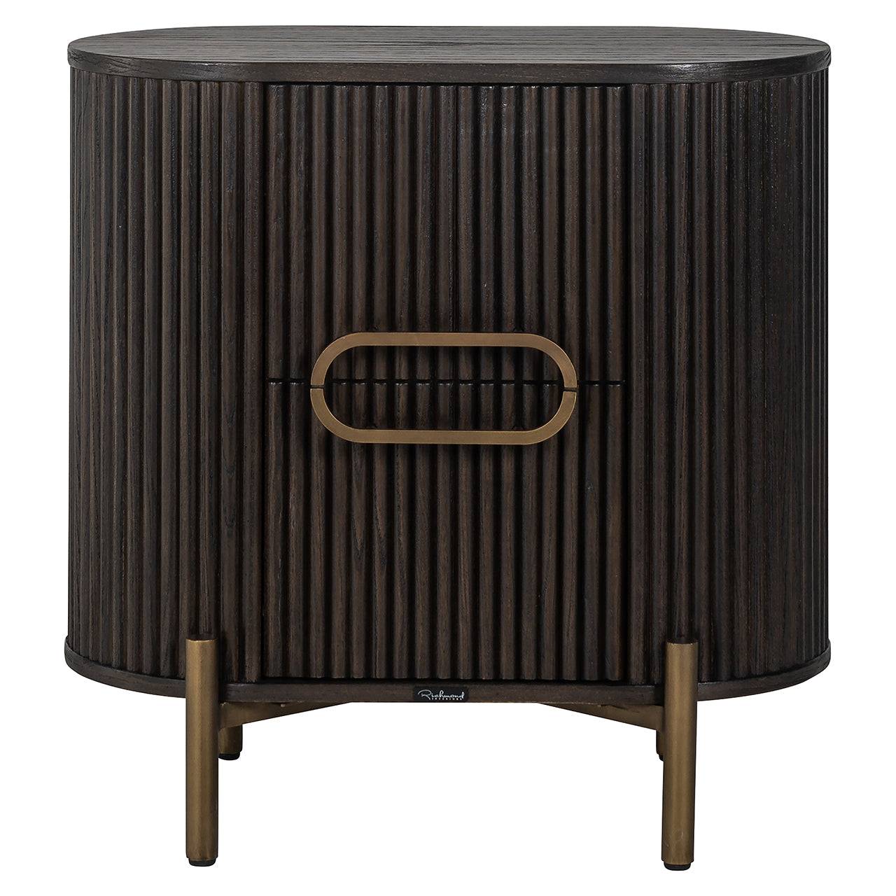 Nightstand Luxor 1-door (Brown)