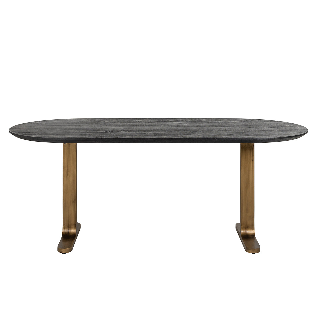 Dining table Revelin 200 (Black/gold)