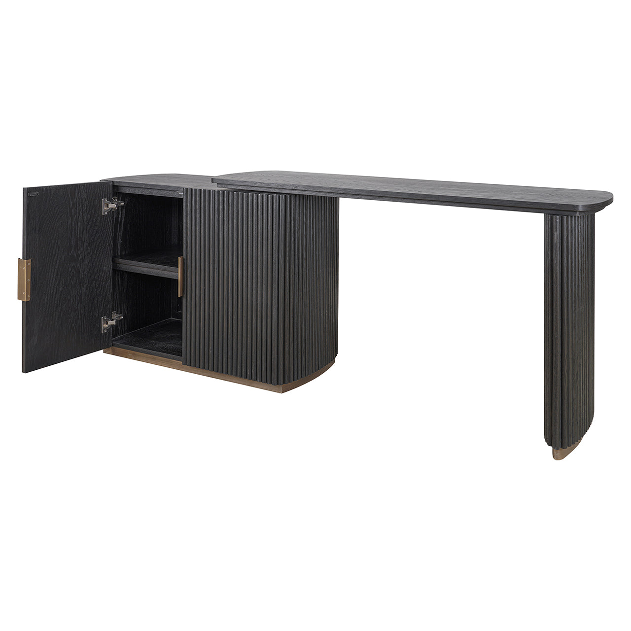 Desk Cambon 2-doors (Dark coffee)