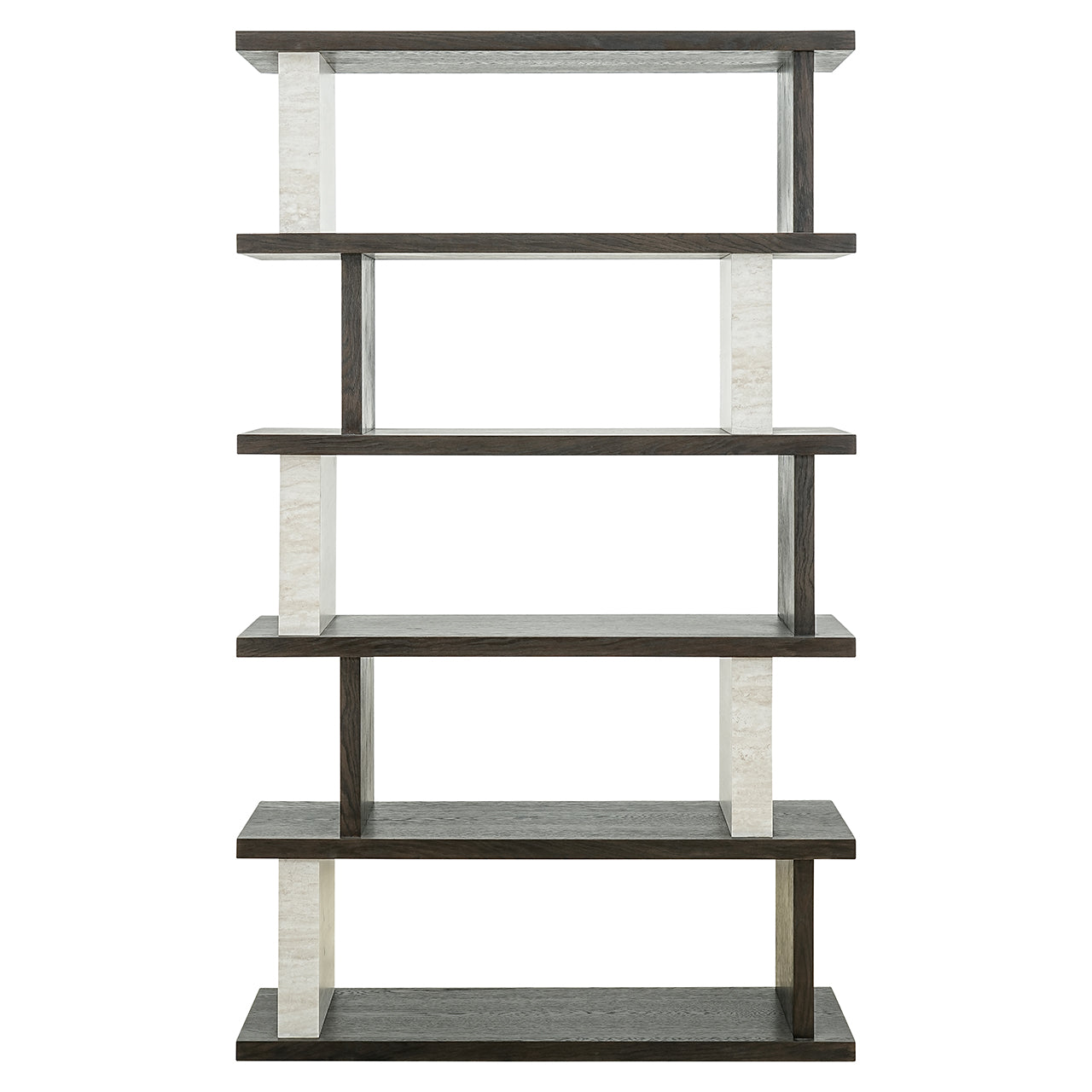 Display cabinet Waldorf 4-shelves (Brown)