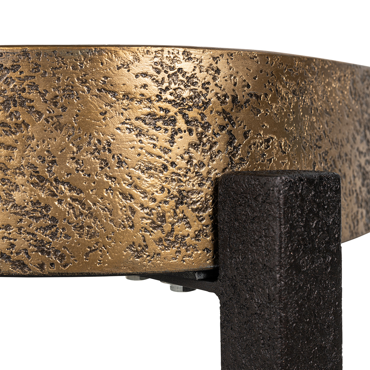 End table Declan (Black/gold)