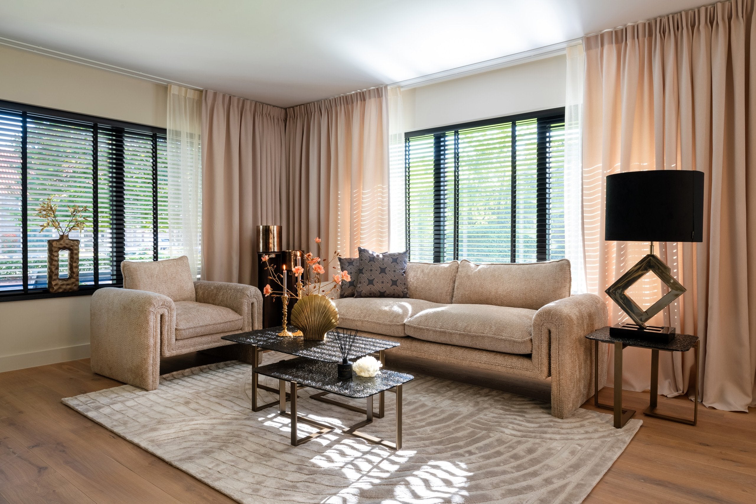 Coffee table Sterling brown (Set of 2)