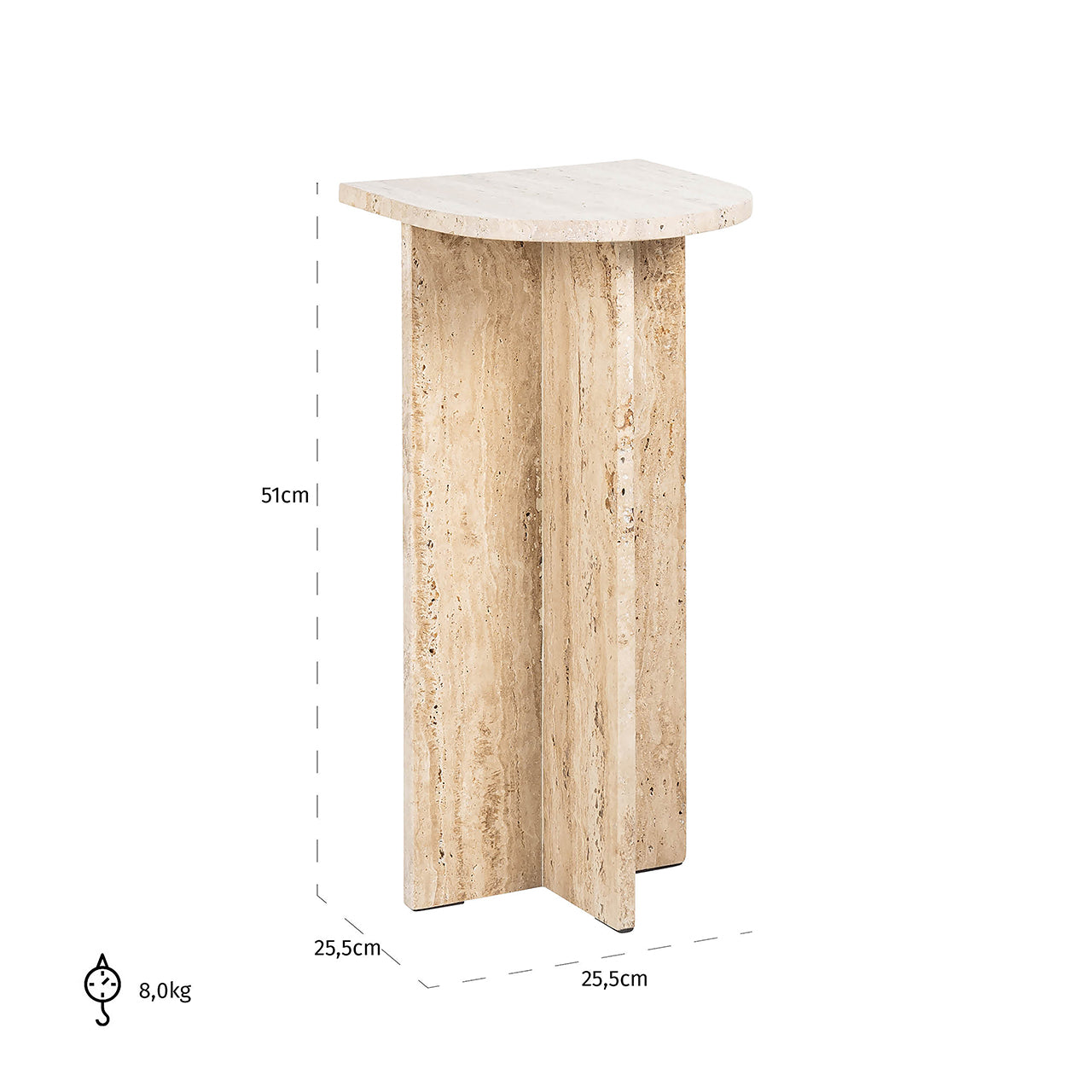 End table Costello (Beige)