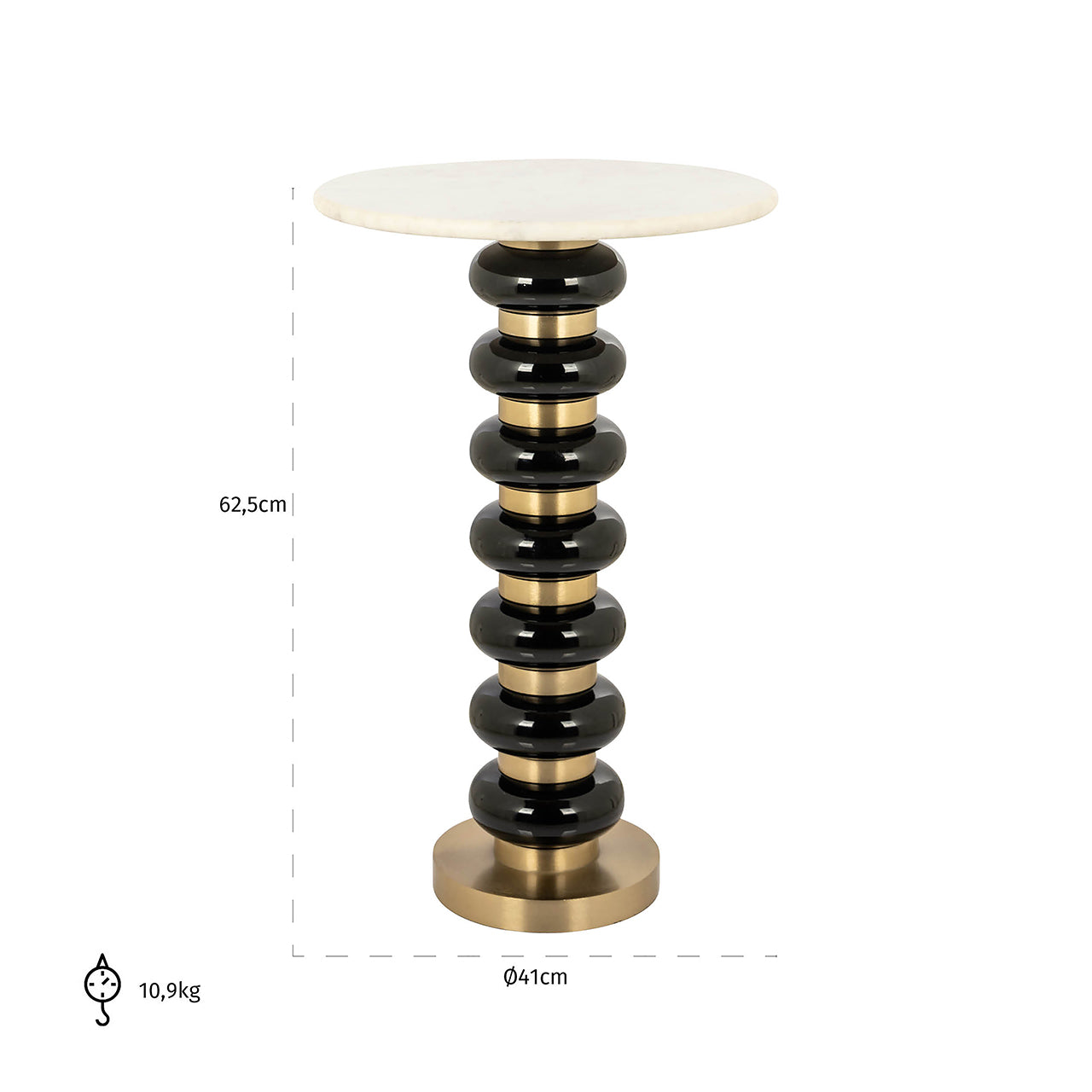 End table Barbara black (Black)