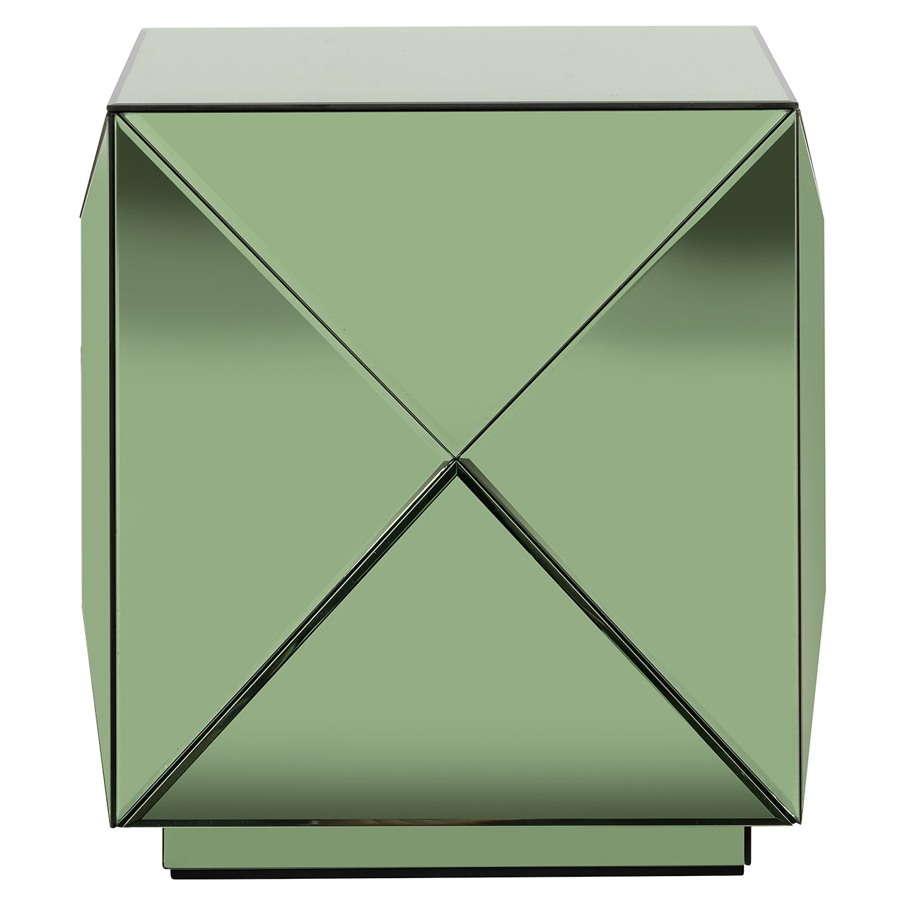 End table Shifra mirror green (Green)