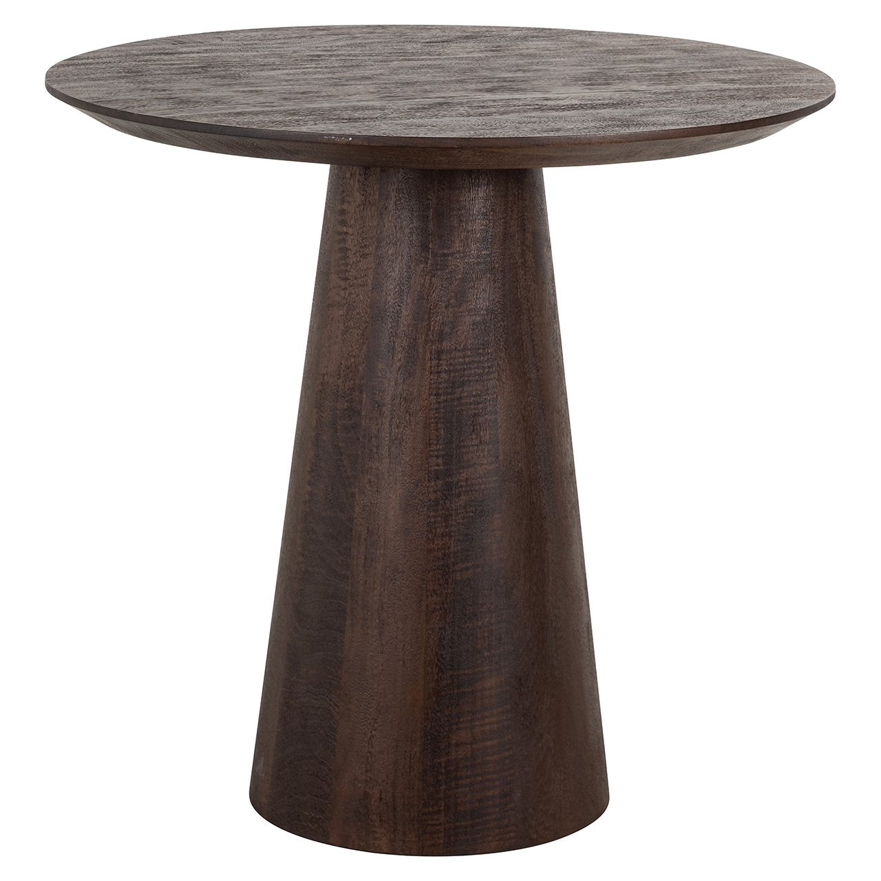 Bistro table Willow 80Ø (Dark brown)