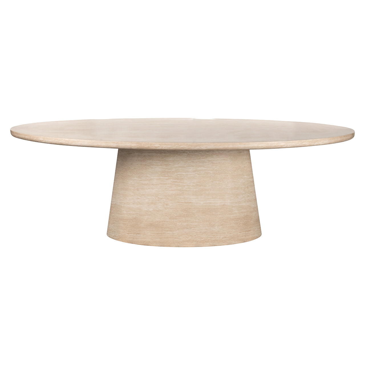Dining table Fictus 240 faux travertine (Beige)