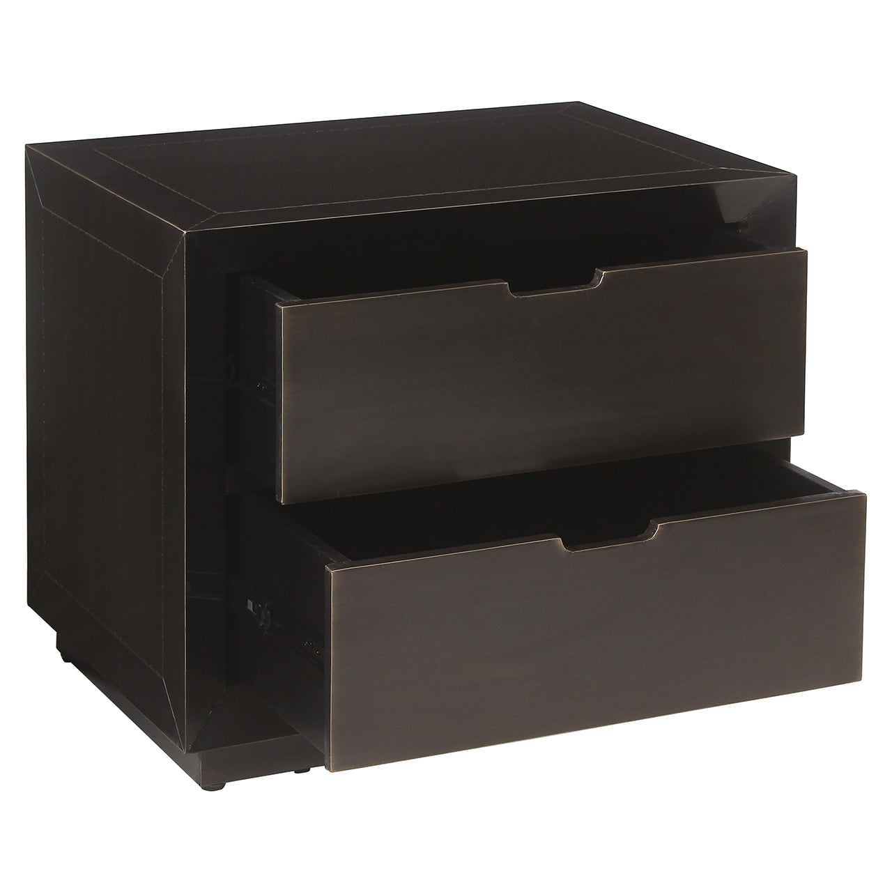 Nightstand Dante 2-drawers (Brown)