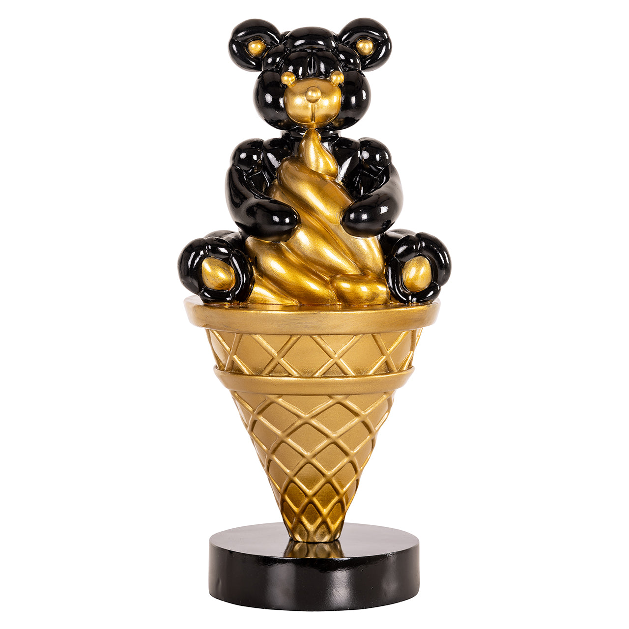 Decorative object Harly (Black/gold)