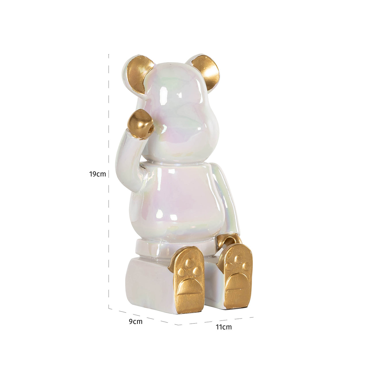 Decorative object Berlyn (White)