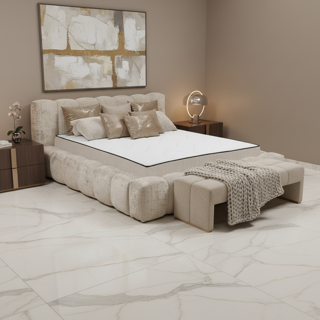 Bedframe Bexter - Brown  | Includes Slatted Base & Matress