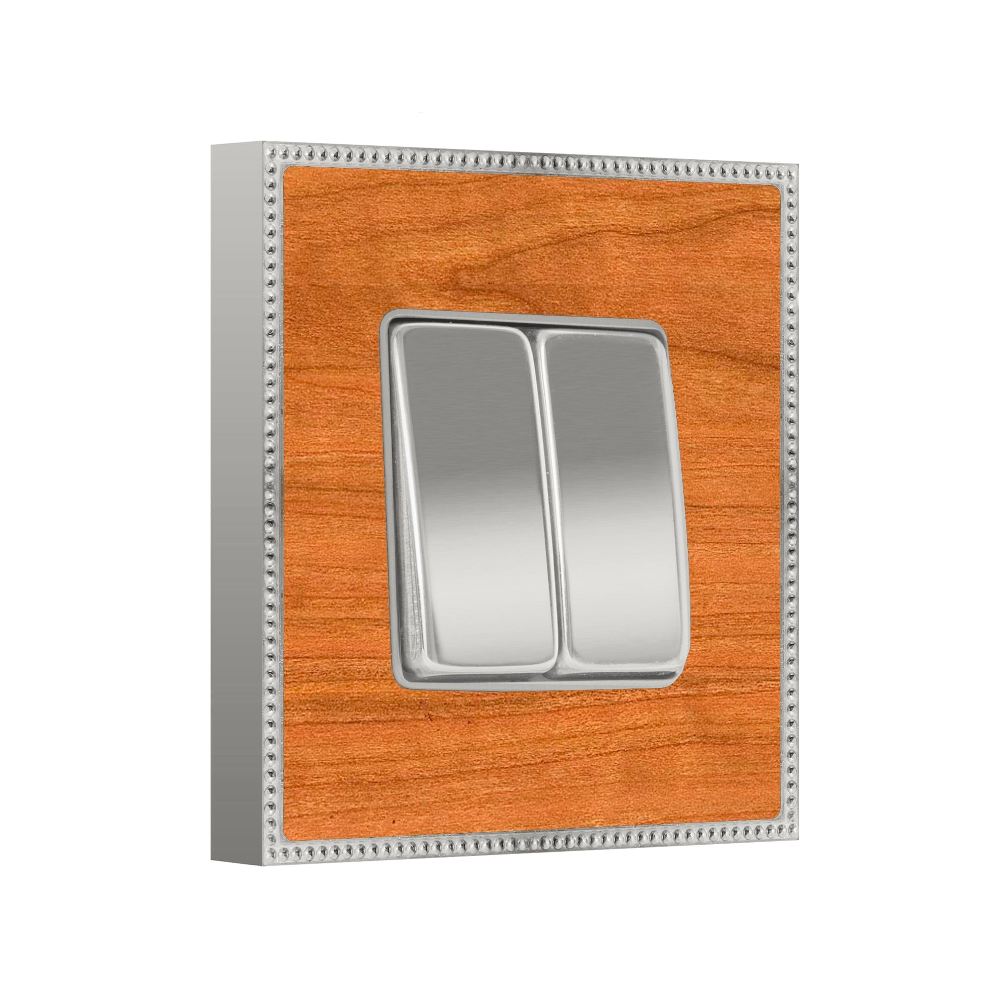 Double Rocker Switch Wood Belle Epoque