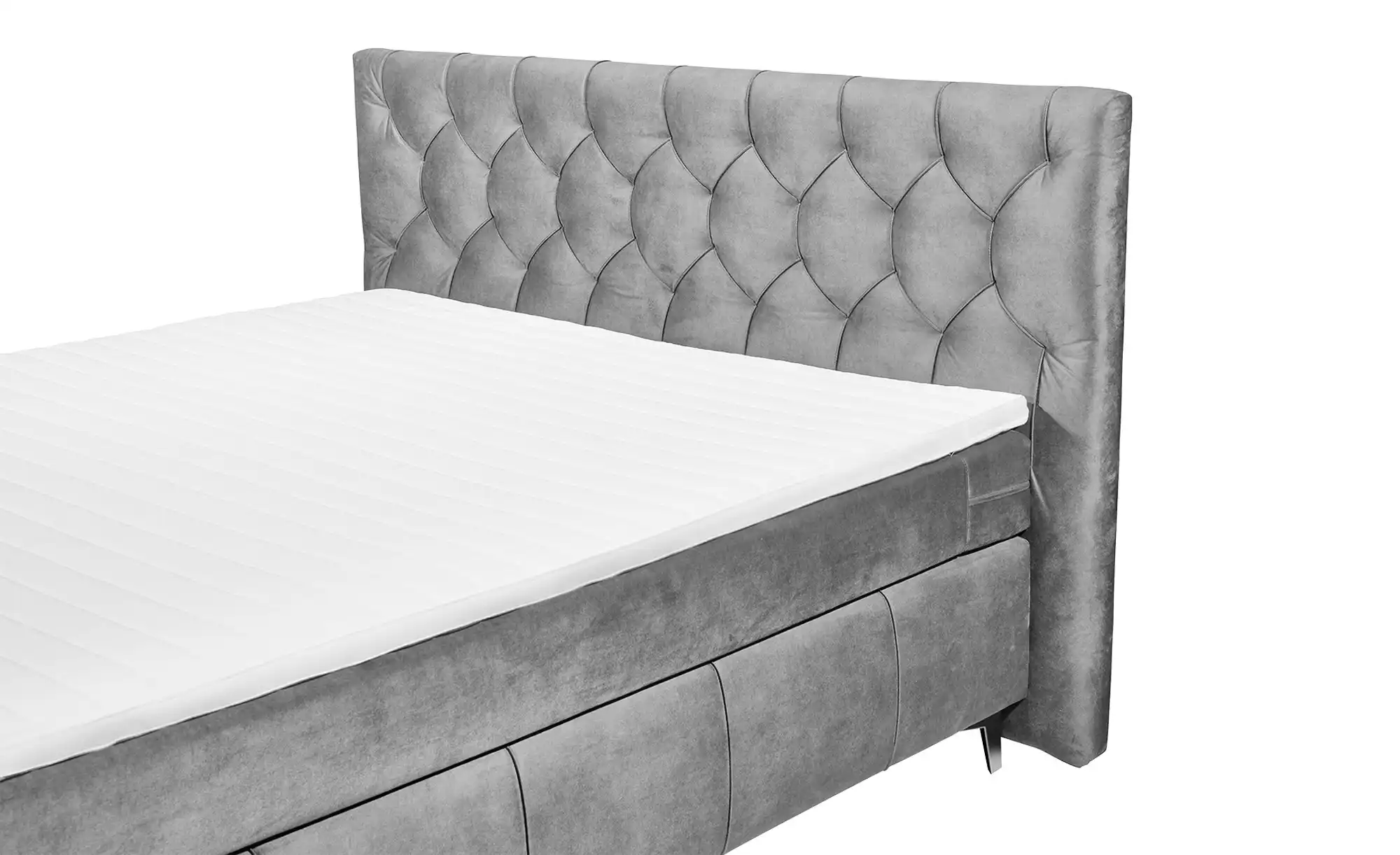 Boxspring Halston – Grey | Includes Base and Topper