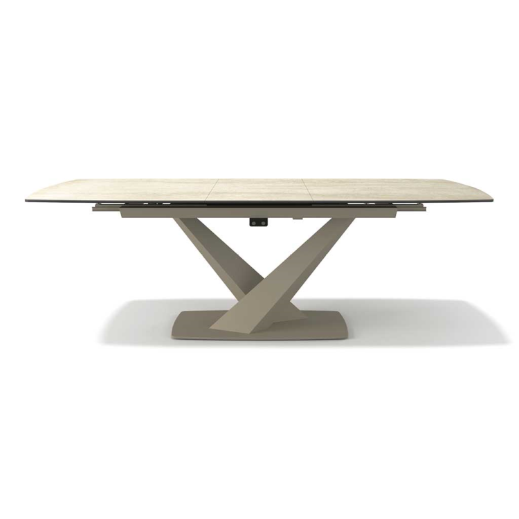 Dining Table Triumph - Ceramic Travertine 180cm | Extendable 230cm