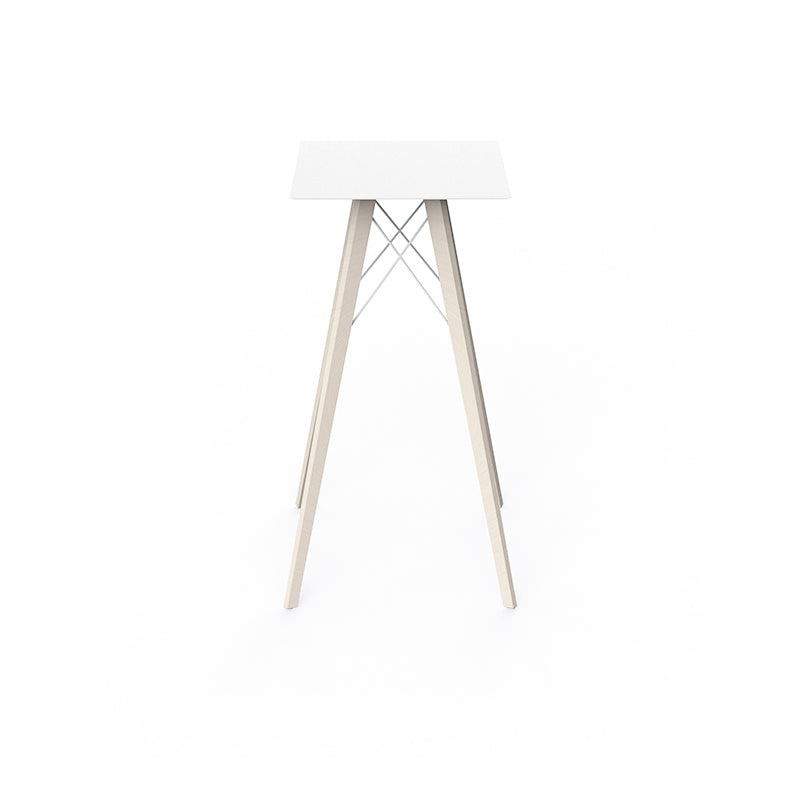 Faz - Wood High Table 50X50X105 Cm
