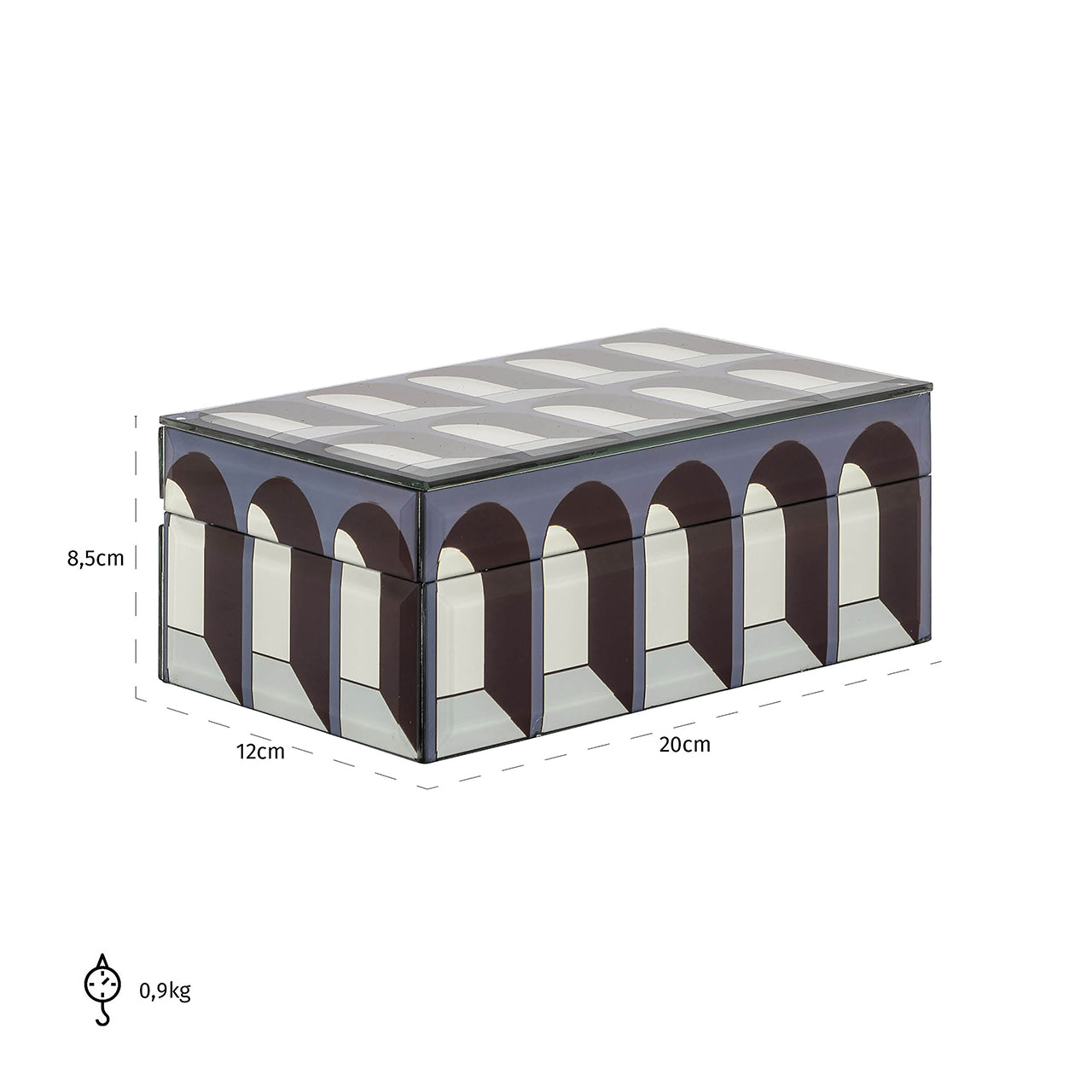 Storage box Vaya small (Black)