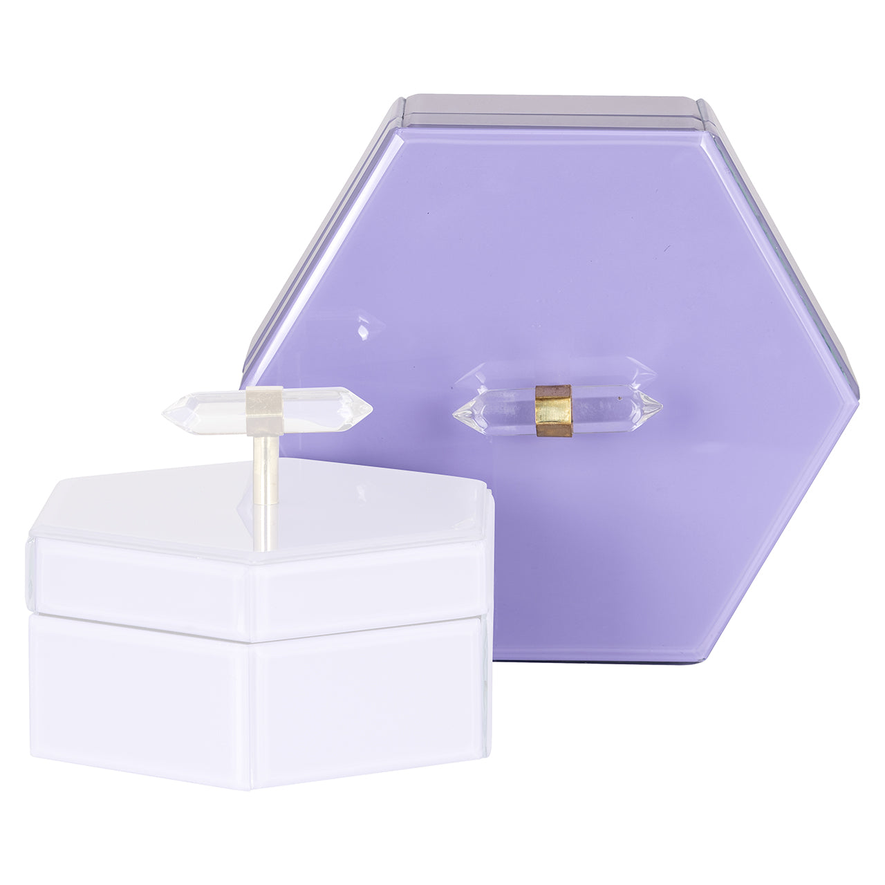 Storage box Jutta big (Purple)