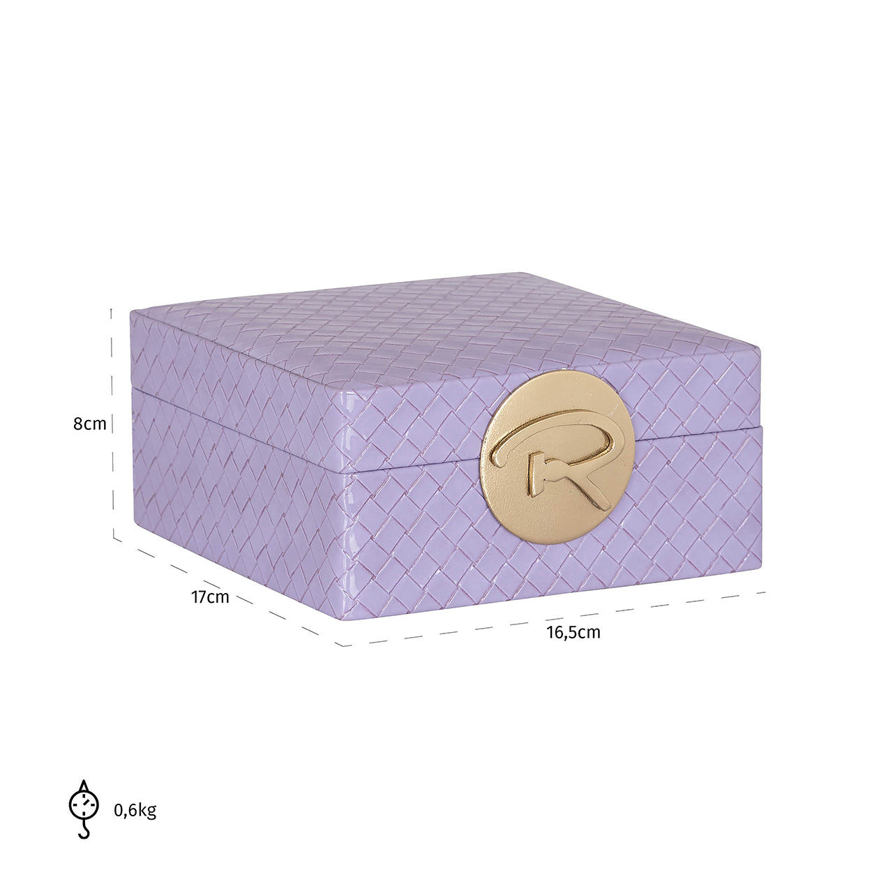 Jewellery box Joelle small (Purple)