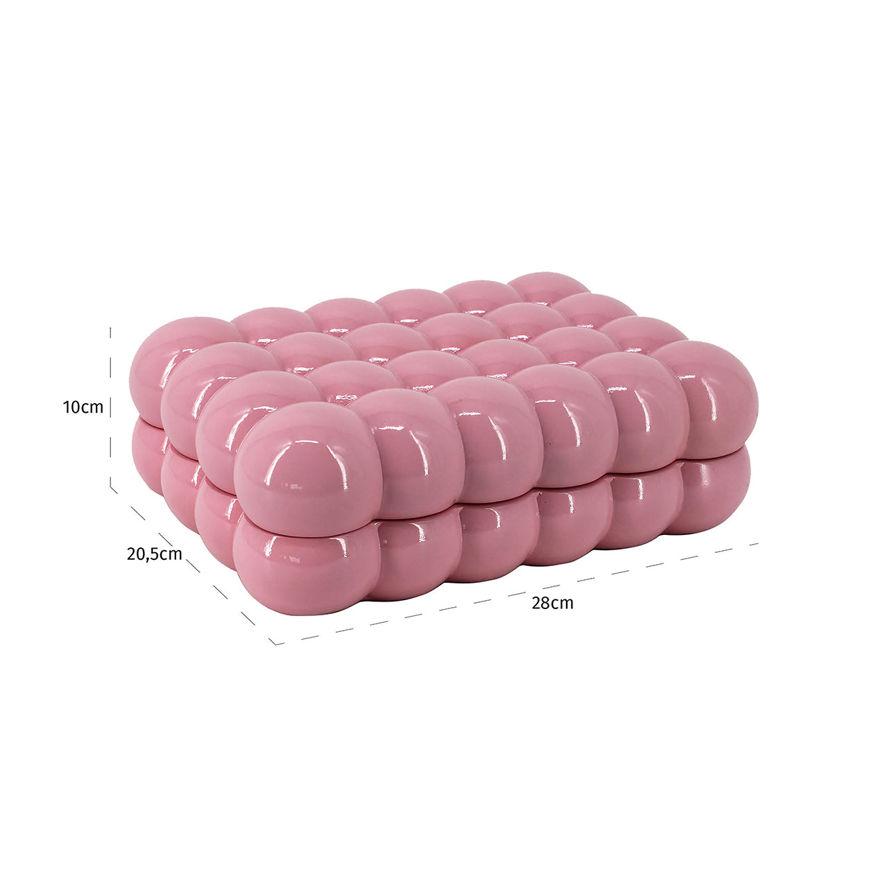 Storage box Cece pink big (Pink)