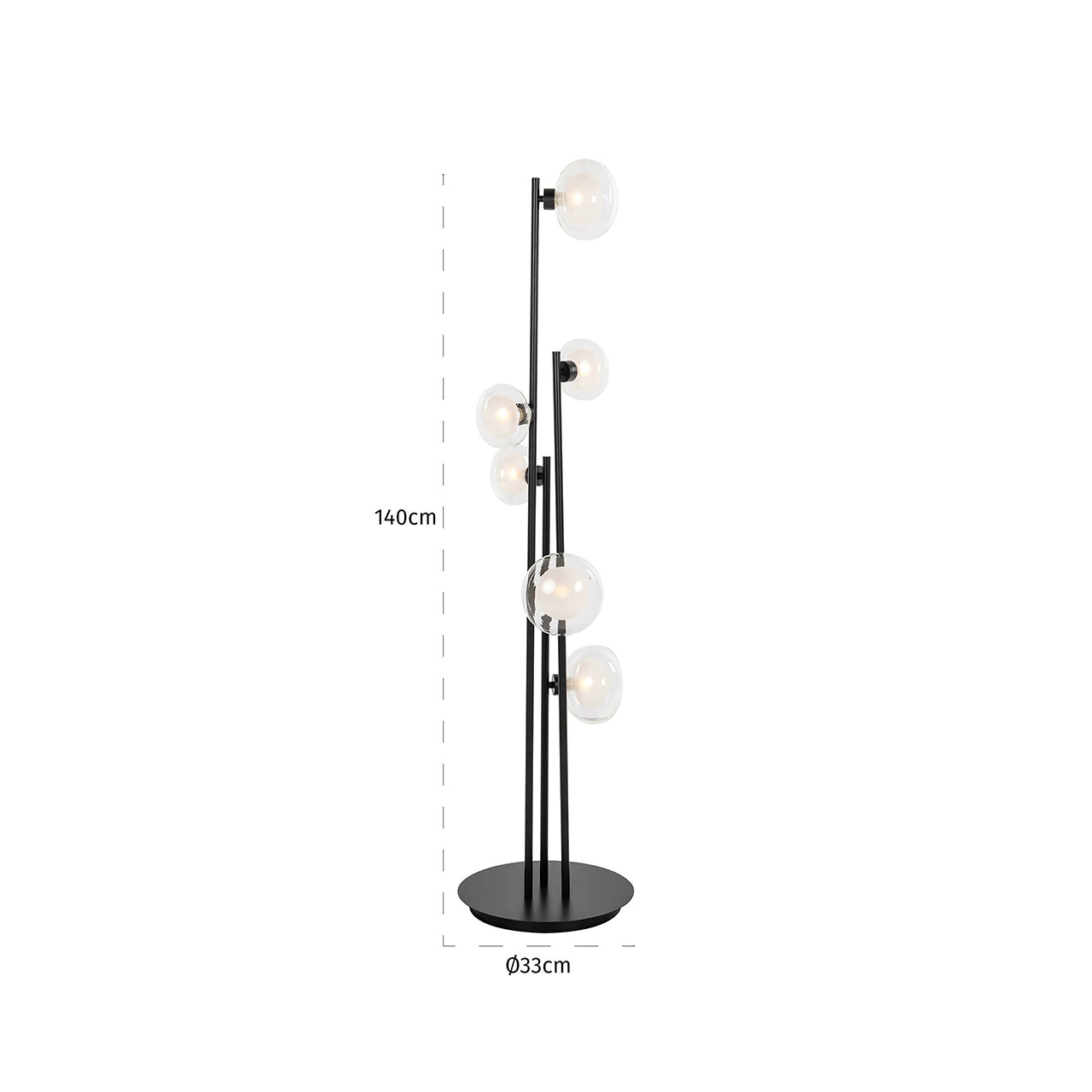 Floor lamp Luva black (Black)