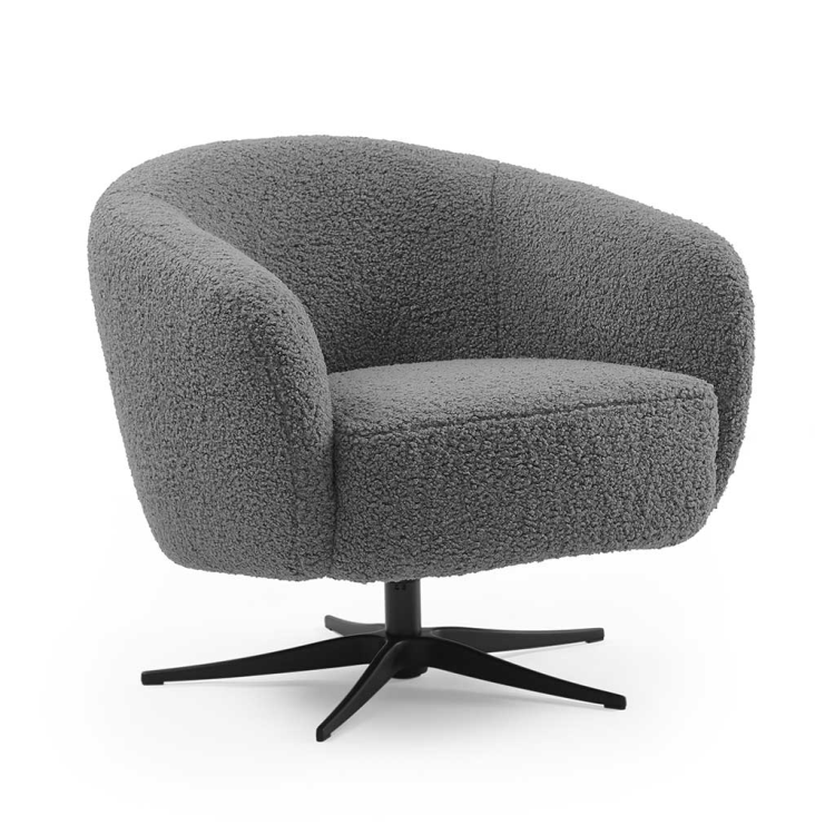 Lounge Chair Shepherd – Glore Grey Fabric