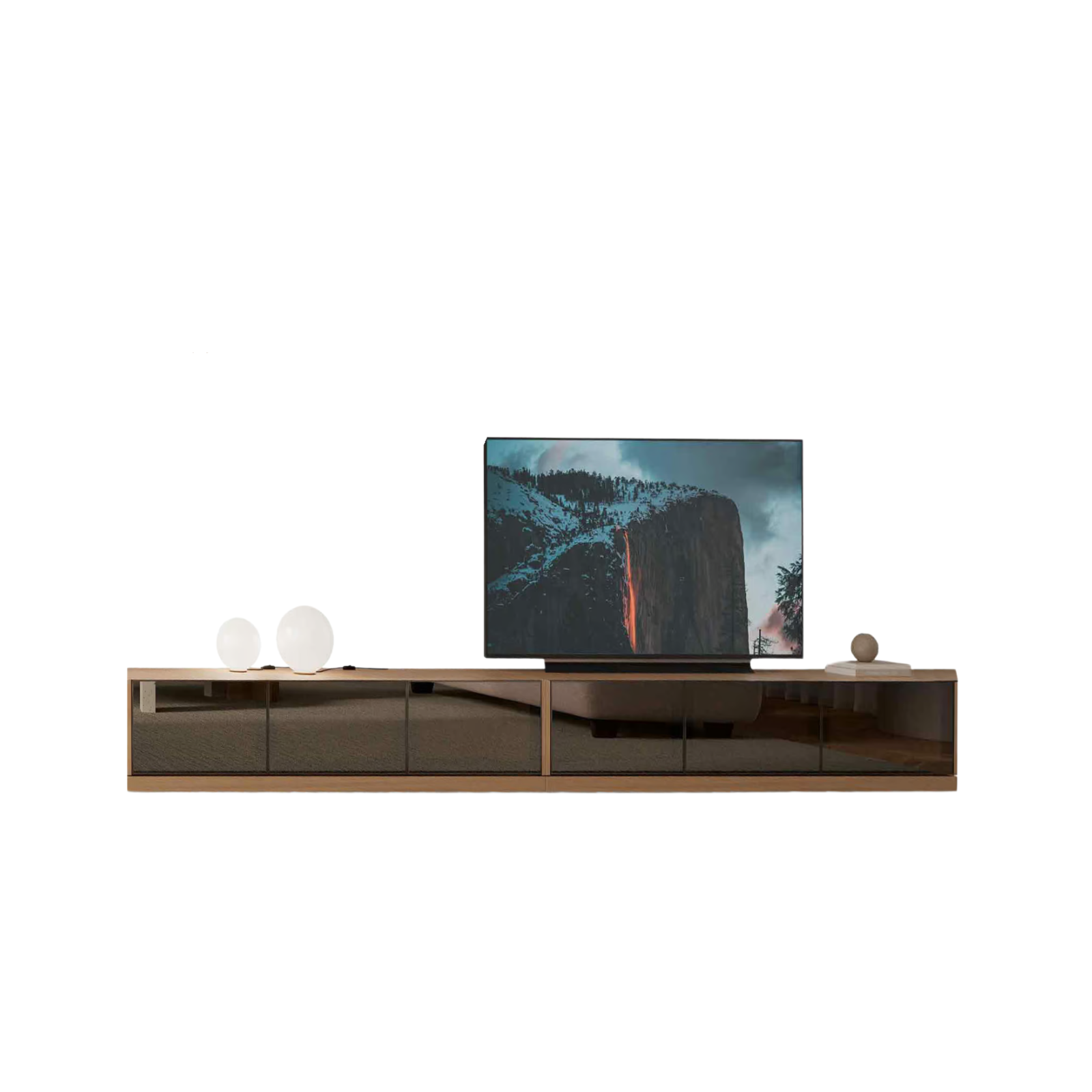 TV Unit Barcelona Oak Option 2