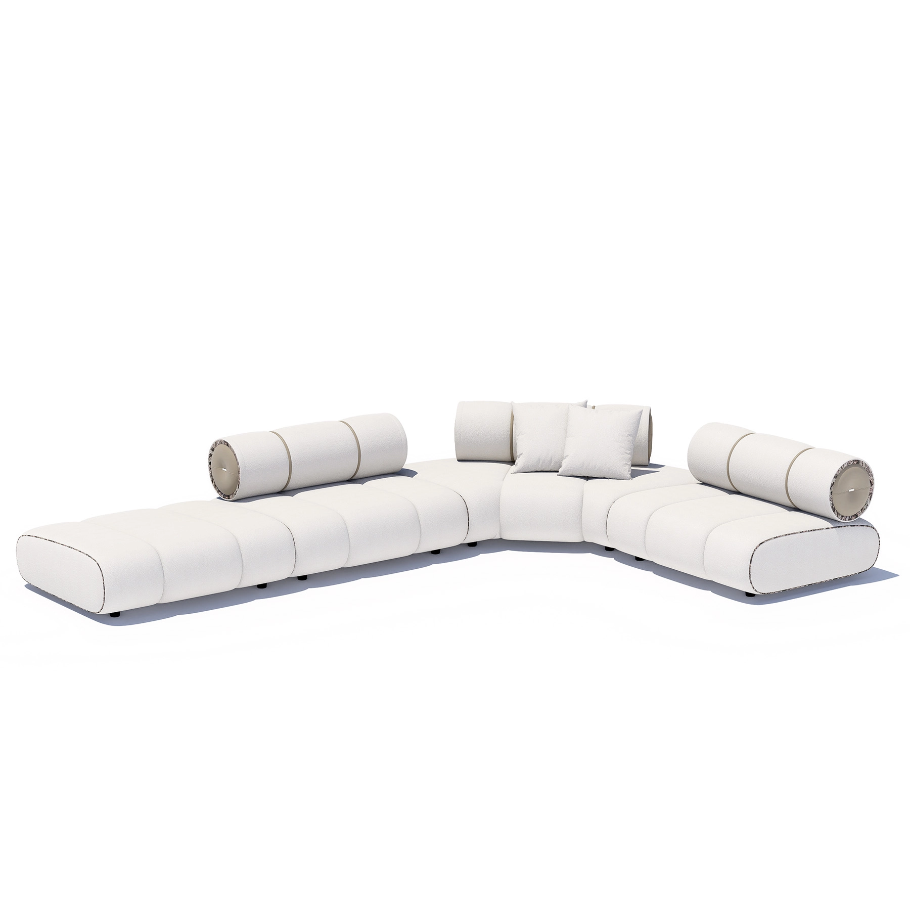 Sofa Orian White 410x287cm