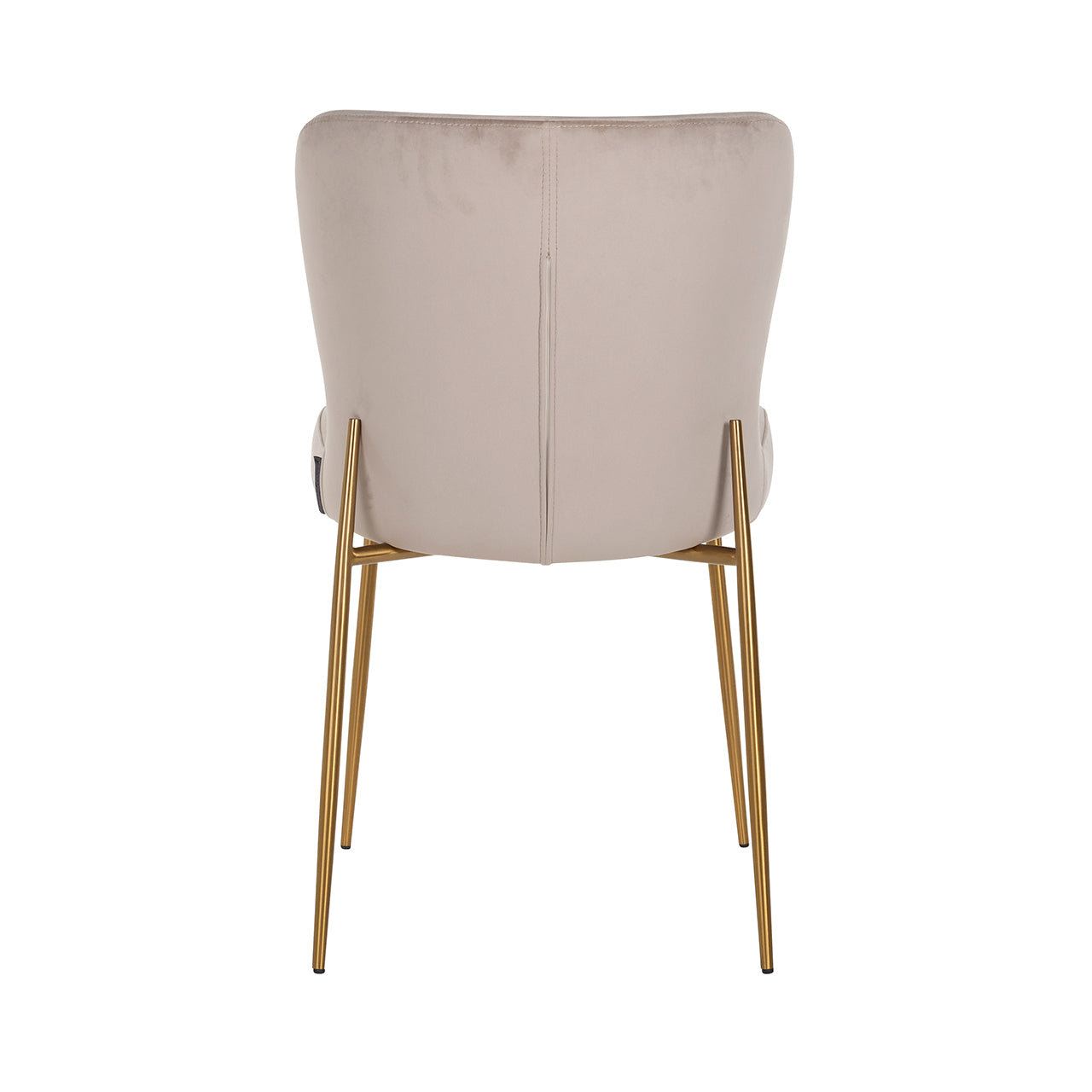 Chair Odessa - khaki velvet / burshed gold fire retardant (FR-Quartz 903 Khaki)