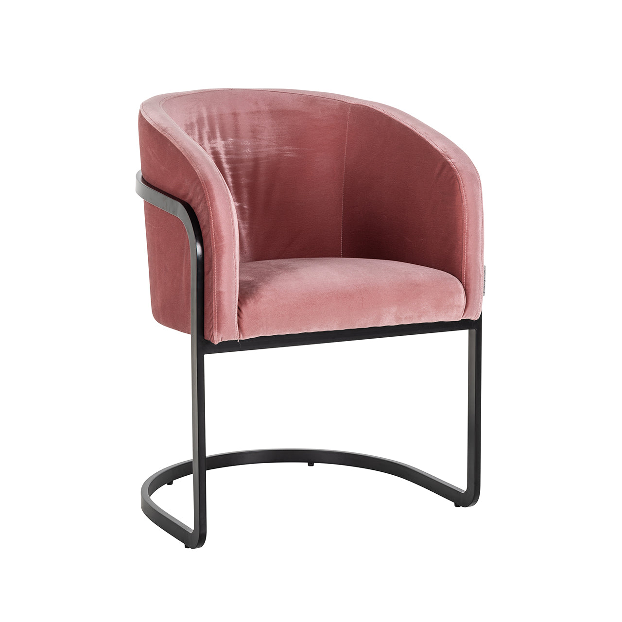 Chair Chiara - blush velvet (Genova 706  Blush)