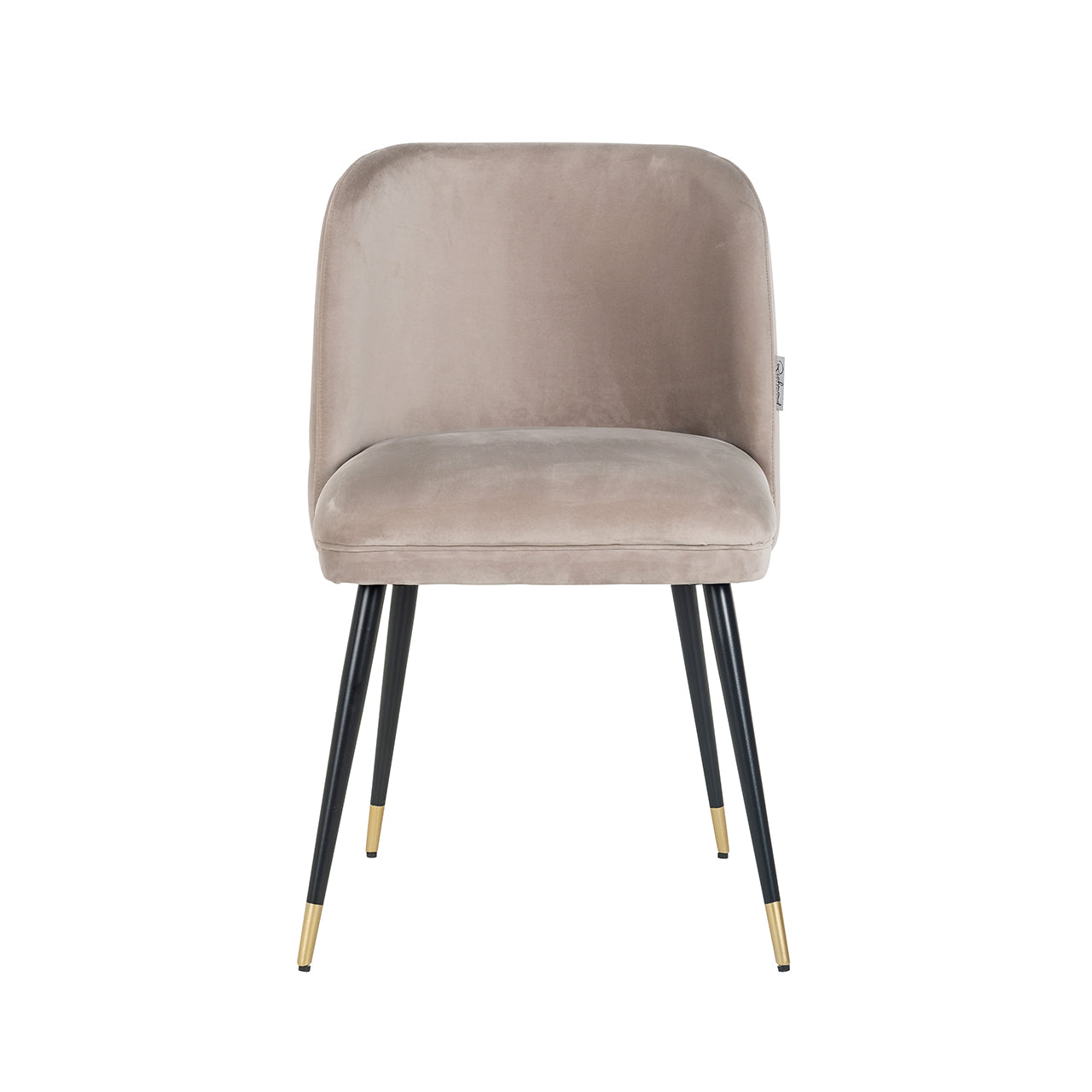 Chair Alicia - khaki velvet fire retardant (FR-Quartz 903 Khaki)
