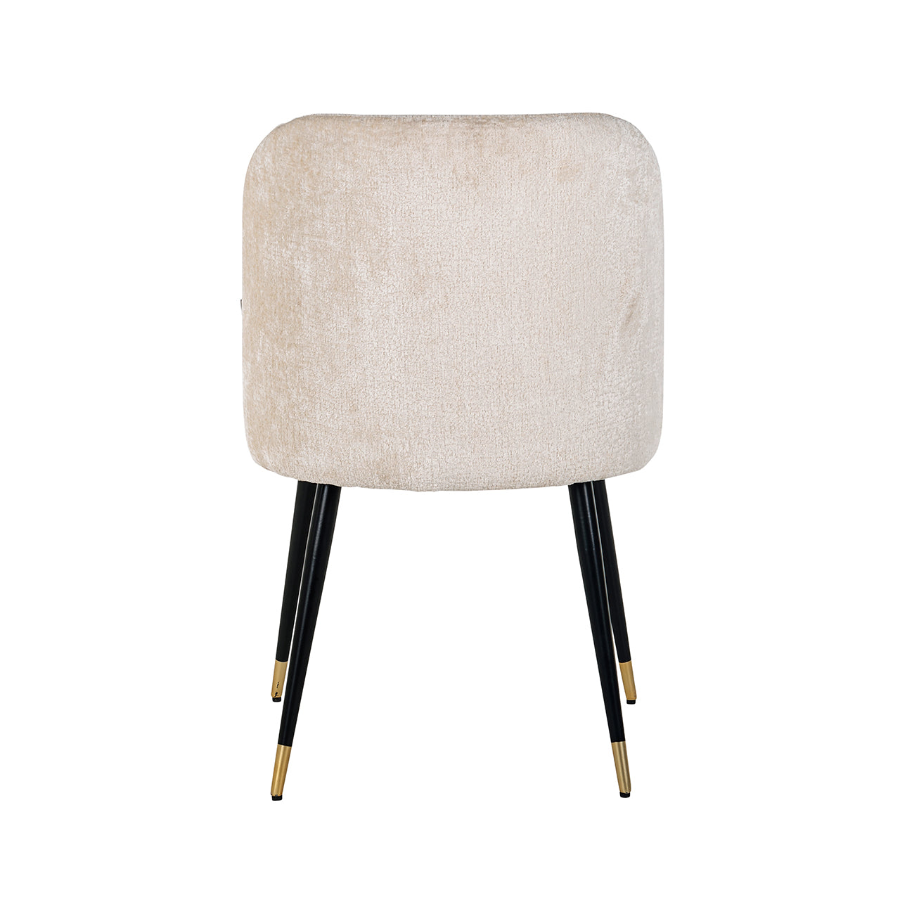 Chair Alicia - white chenille fire retardant (FR-Bergen 900 white chenille)