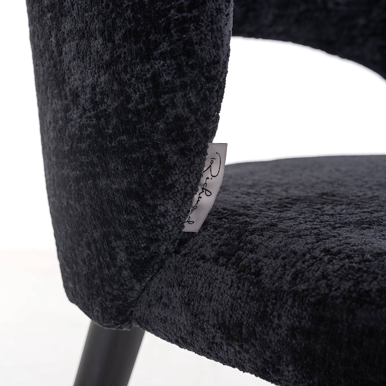 Chair Savoy black chenille (Bergen 809 black chenille)