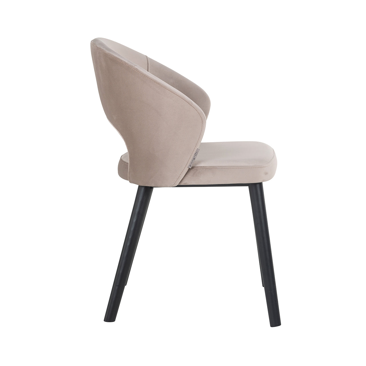 Chair Savoy - khaki velvet (Quartz Khaki 903)