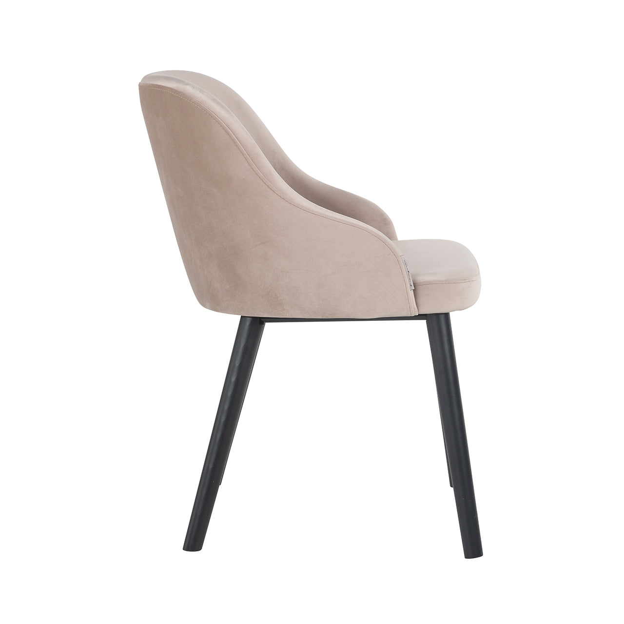 Chair Twiggy - khaki velvet (Quartz Khaki 903)