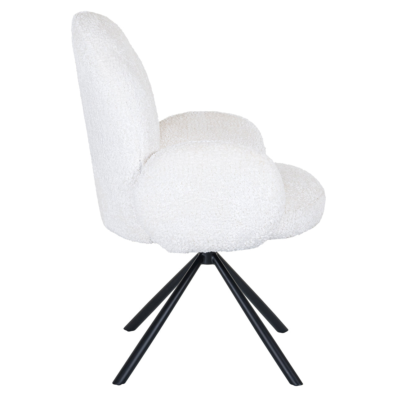 Swivel chair - Jolie (Sheep 02 white)