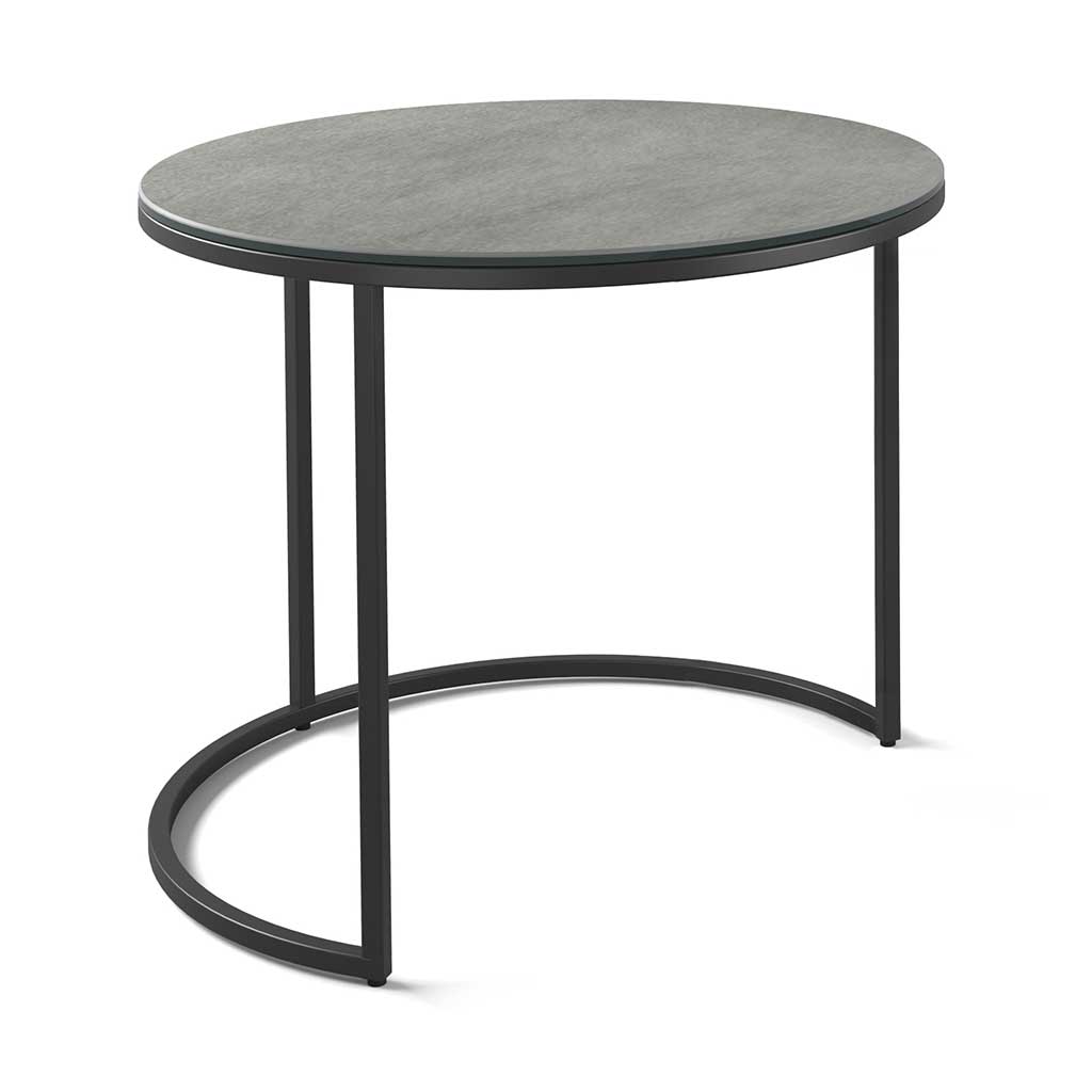Senjo Coffee Table Set – Ø58/48/38 – Gray Ceramic