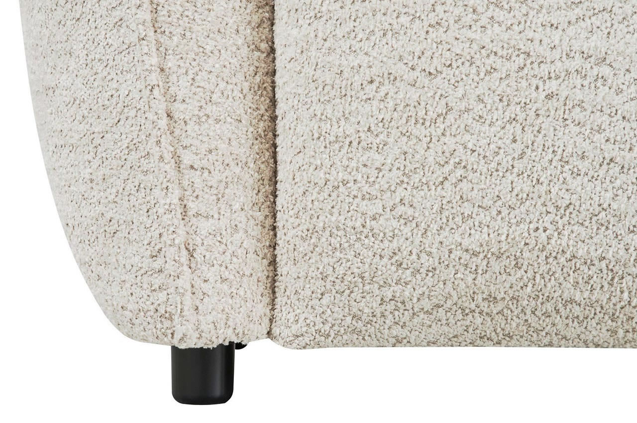 Sofa Cavallo - Beige Fluffy Corner Sofa 280×152cm