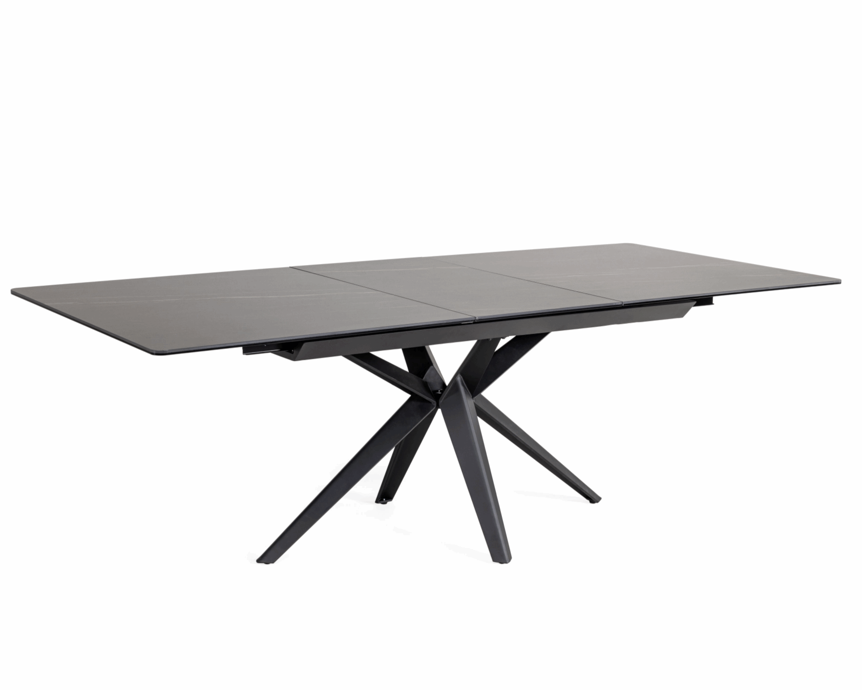 Dining Table Haku - Mat Black Ceramic 180/230cm