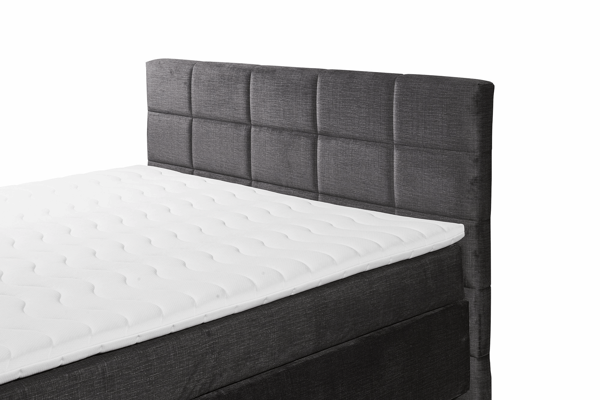 Boxspring Naravo - Black | Includes Base and Topper