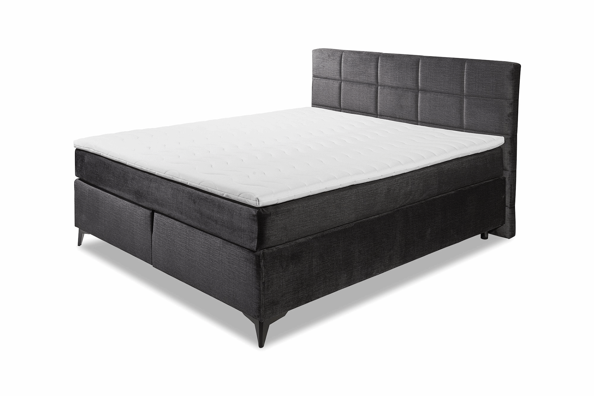 Boxspring Naravo - Black | Includes Base and Topper