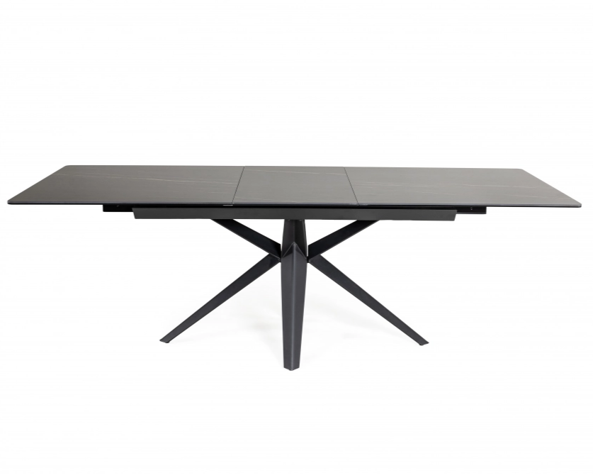Dining Table Harmony - Mat Black Ceramic 180cm | Extendable 230cm
