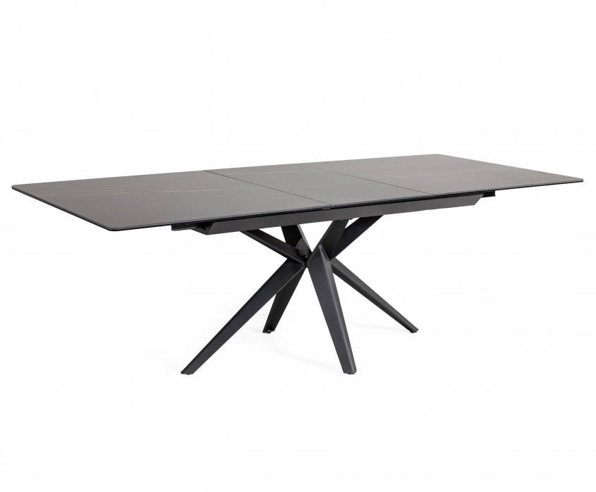 Dining Table Harmony - Mat Black Ceramic 180cm | Extendable 230cm