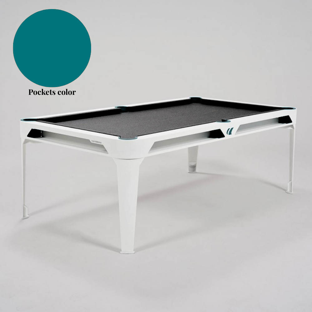 Outdoor Pool & Dining Table 7FT White