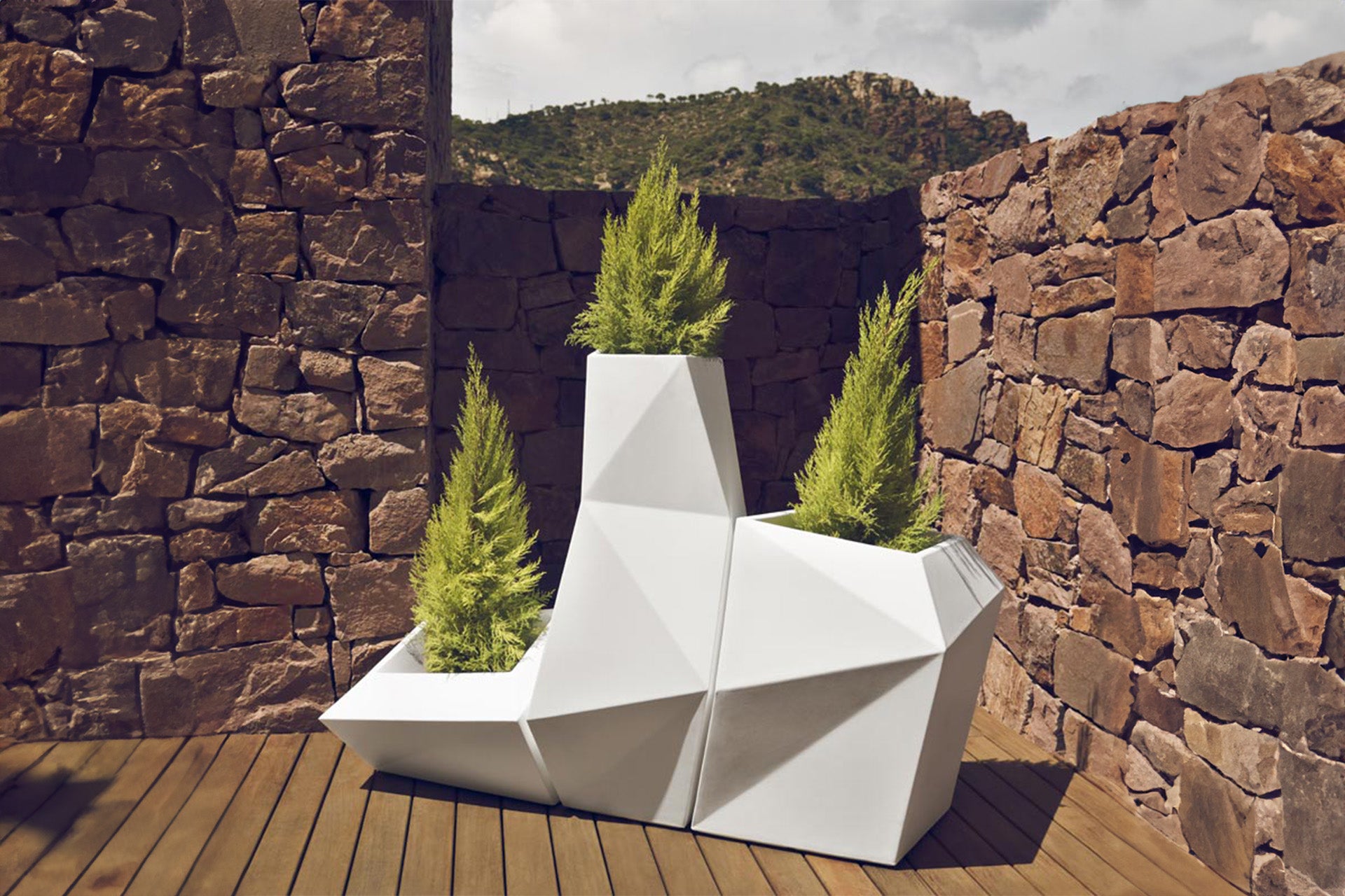 Faz - Planter 44X49X110 Cm