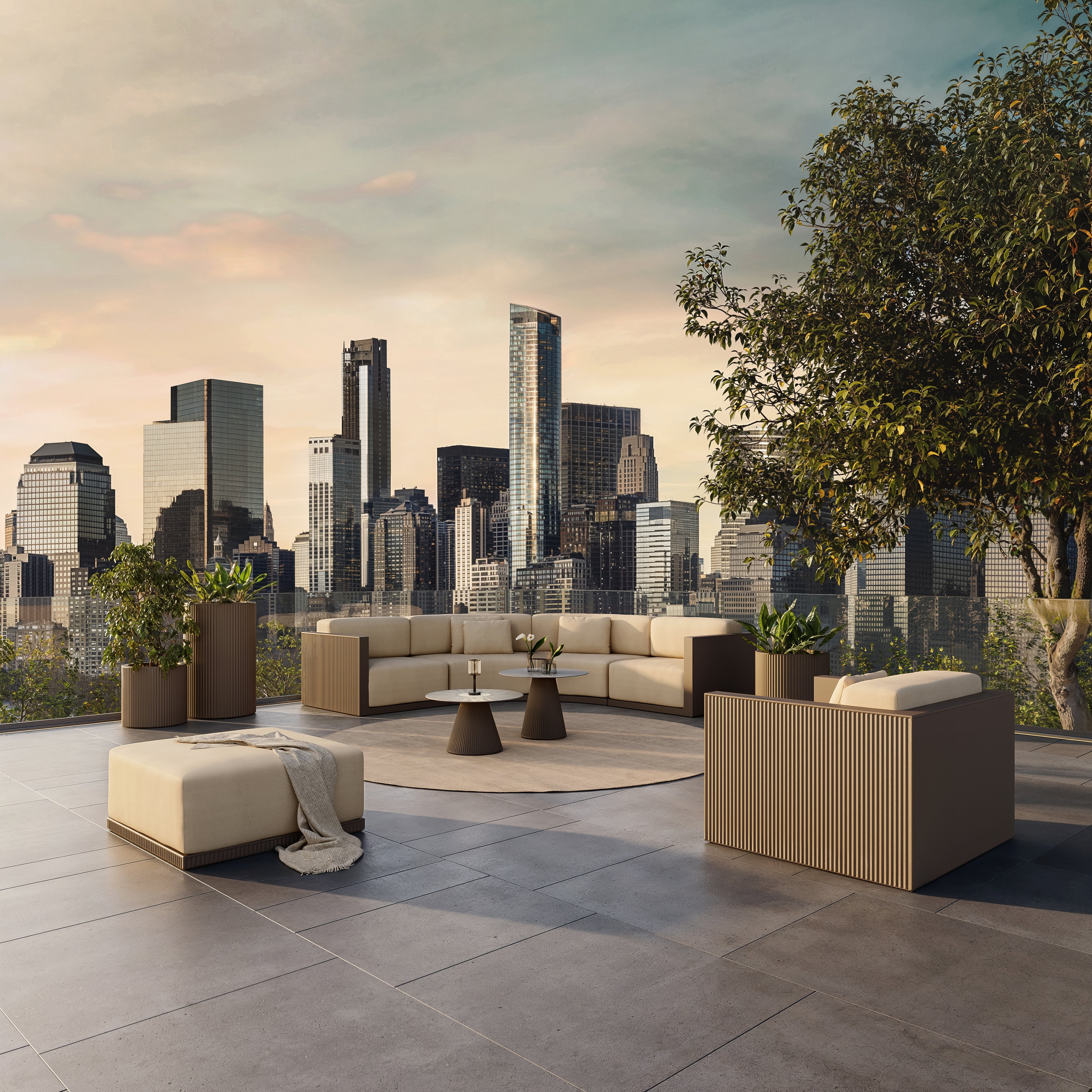 Gatsby Jardiniere 100X40X40 Cm