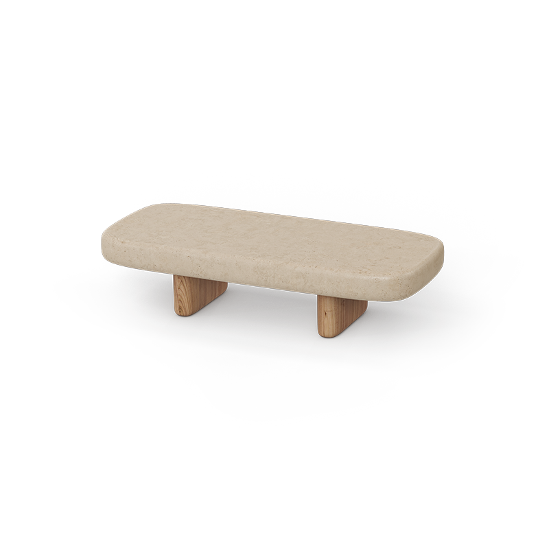 Milos Coffee Table Rectangular 100x45 cm