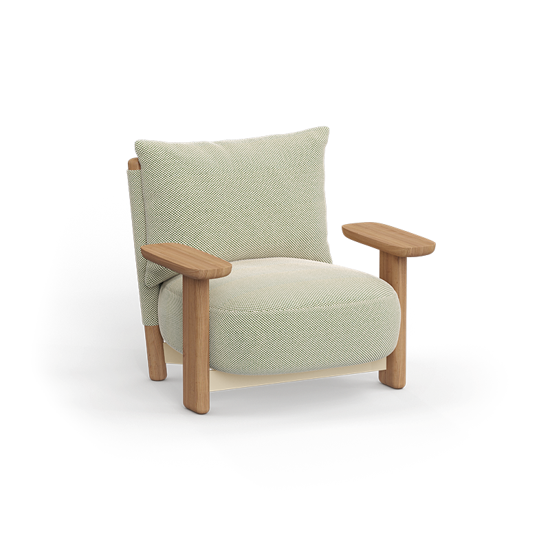 Milos Wood Lounge Chair