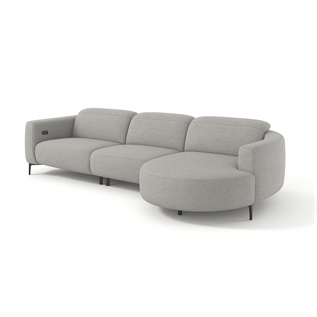 Sofa Maximus - Gray - Lounge Right 322x176cm